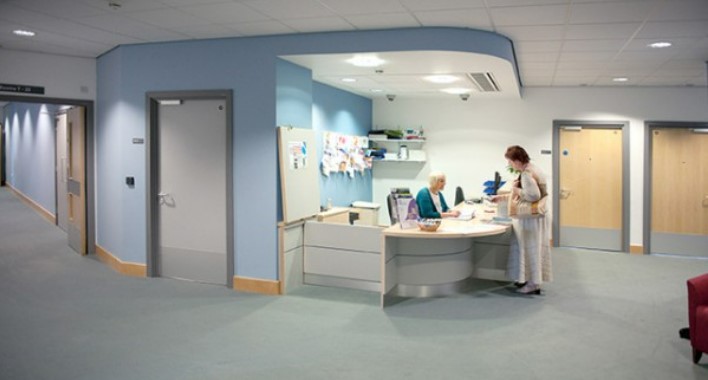 patient hotel reception