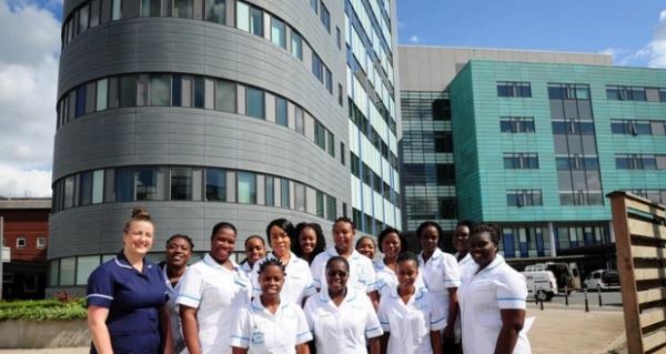 Group picture of Jamaican nurses