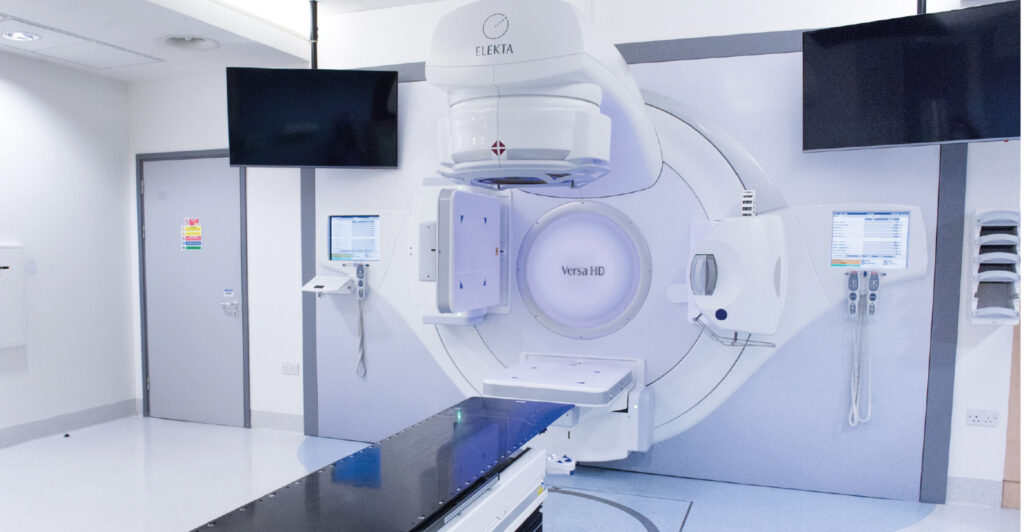 A photograph of a Linear Accelerator.