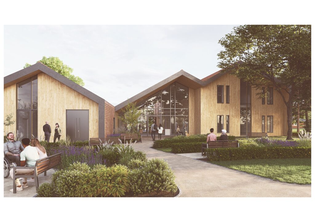 New Rob Burrow Centre for Motor Neurone Disease Rear Image.