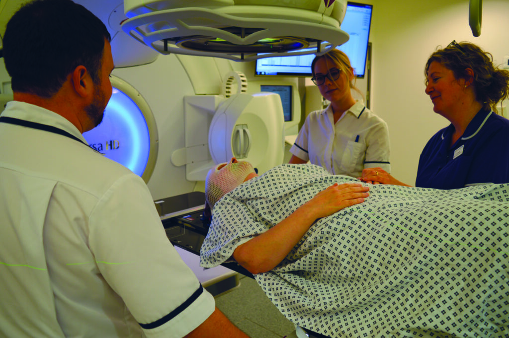 An image showing the inside of the treatment room.