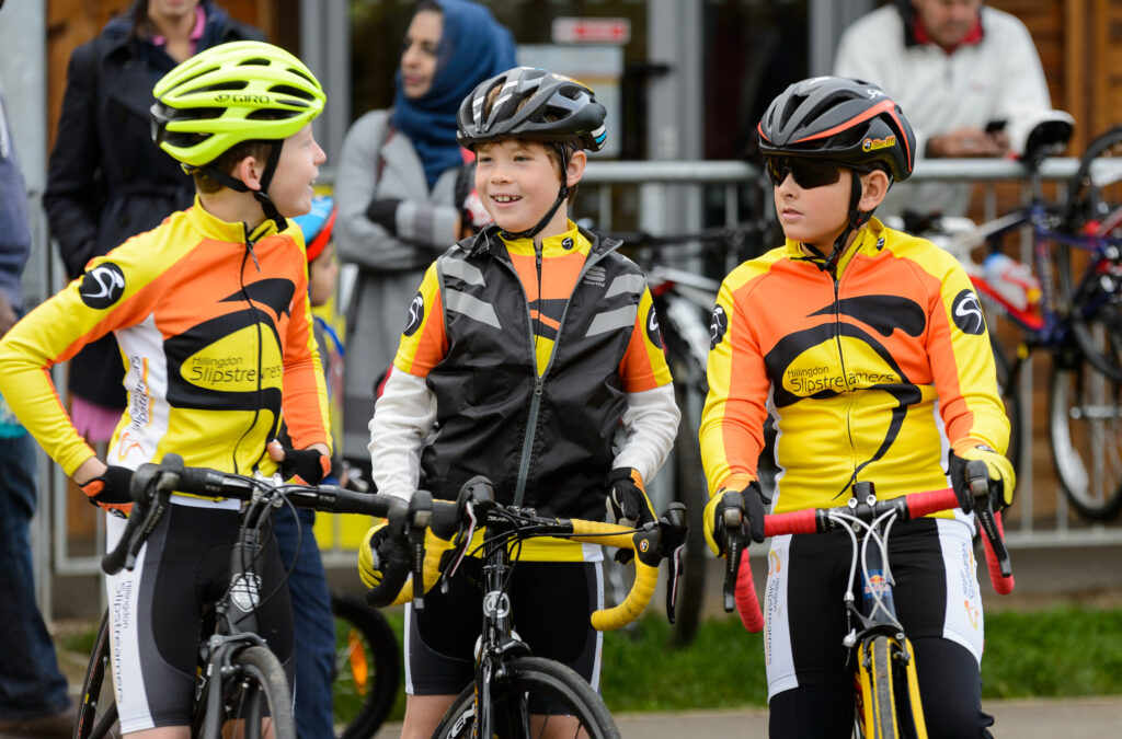 Image of children cycling