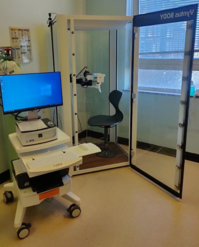 Photograph of spirometry equipment