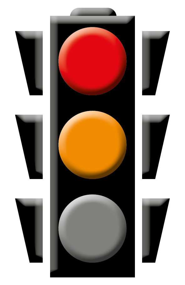 Traffic light showing amber for REST, but preparing to move
