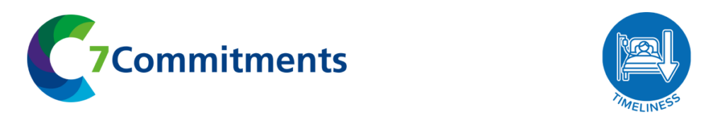 7 Commitments Timeliness