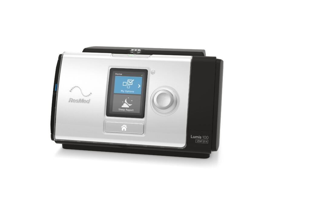 Photograph of a Lumis 100/150 ventilator