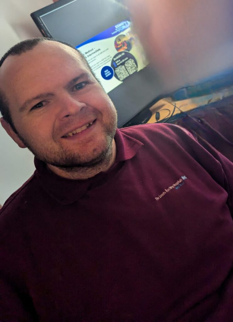 Dan Wright, a carpentry and joinery apprentice