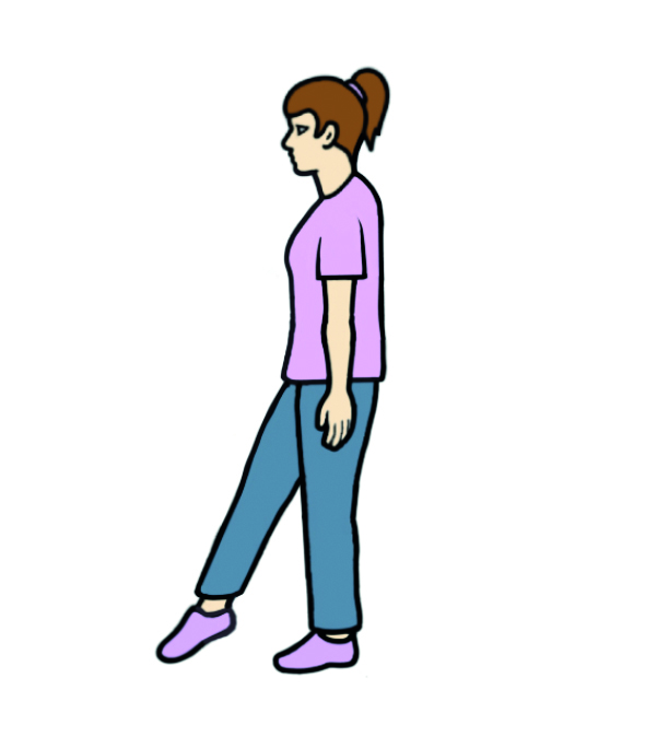 Image showing the 'toe tapping' exercise