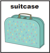 &lsquo;Welcome to the World&rsquo; Baby suitcases.