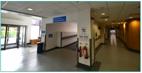 Gledhow Gauntlet Loop From J82 - - When you are ready to carry on, return to the ramp you came down, passing M and S on your right. Walk up the ramp and turn left at the top.