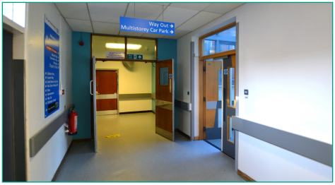 Gledhow Gauntlet Loop From J82 - You will come to an exit on your right with a sign to the multi-storey car park- go through this exit.