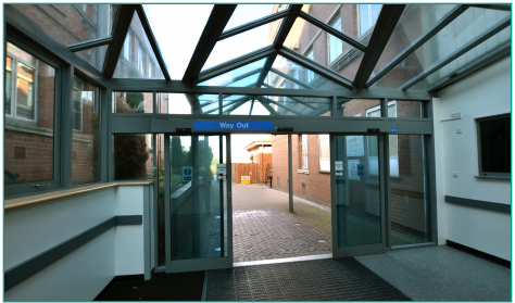 Gledhow Gauntlet Outside From J82 - Go through the automatic doors to end up outside.