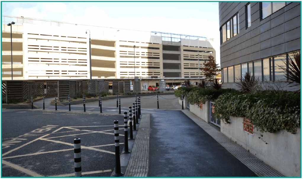 An image of the Bexley Wing exit.