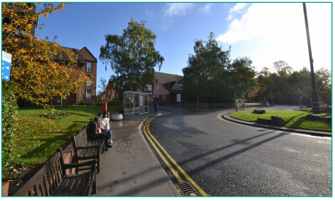 The Chapel&nbsp;From J42 or J43 - Continue on the pavement as it takes a left.