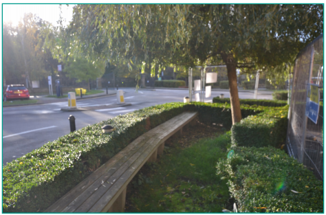 Journey to the Past From J49 or J50 - Enjoy the benches in the garden.