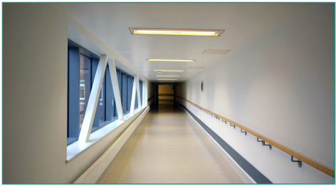 Bexley Route Inside From J42 or J43. Step 22. Walk along the link bridge, the windows will be on your left.