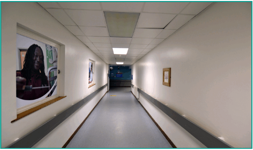 Bexley Route Inside From J42 or J43. Step 7. After a while, the corridor turns right.