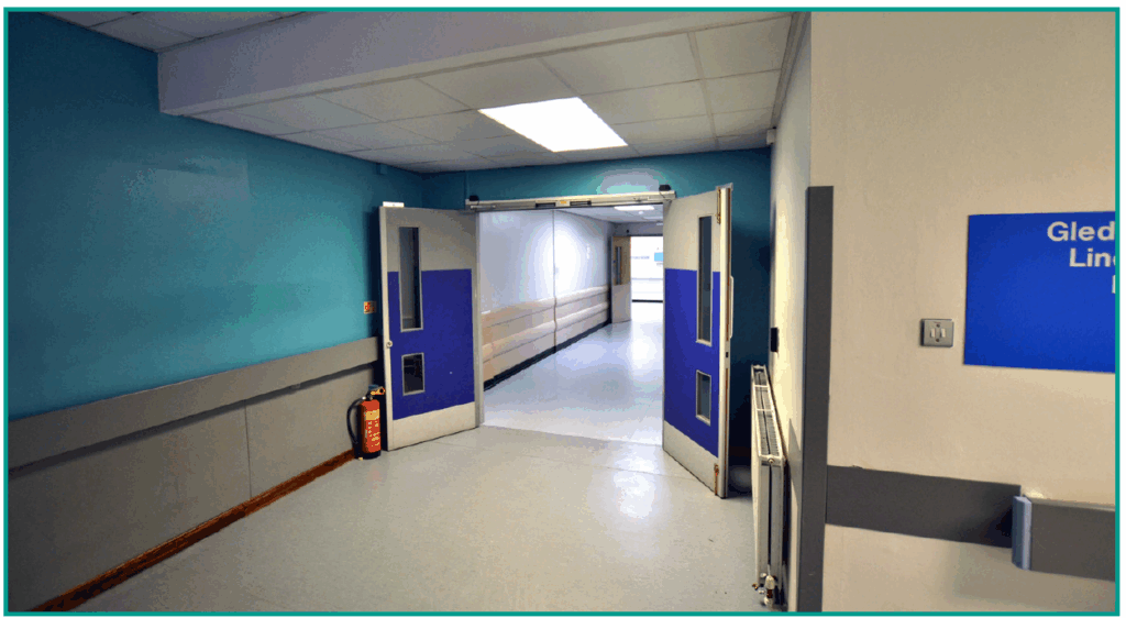 Bexley Route Inside From J46 or J47. Step 8. The corridor then goes slightly left soon after, but keep going more or less straight ahead.