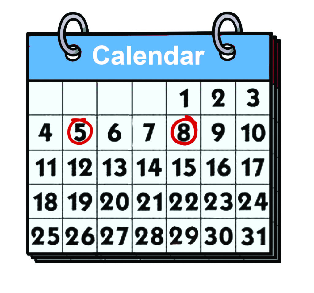 Illustration of a calendar.