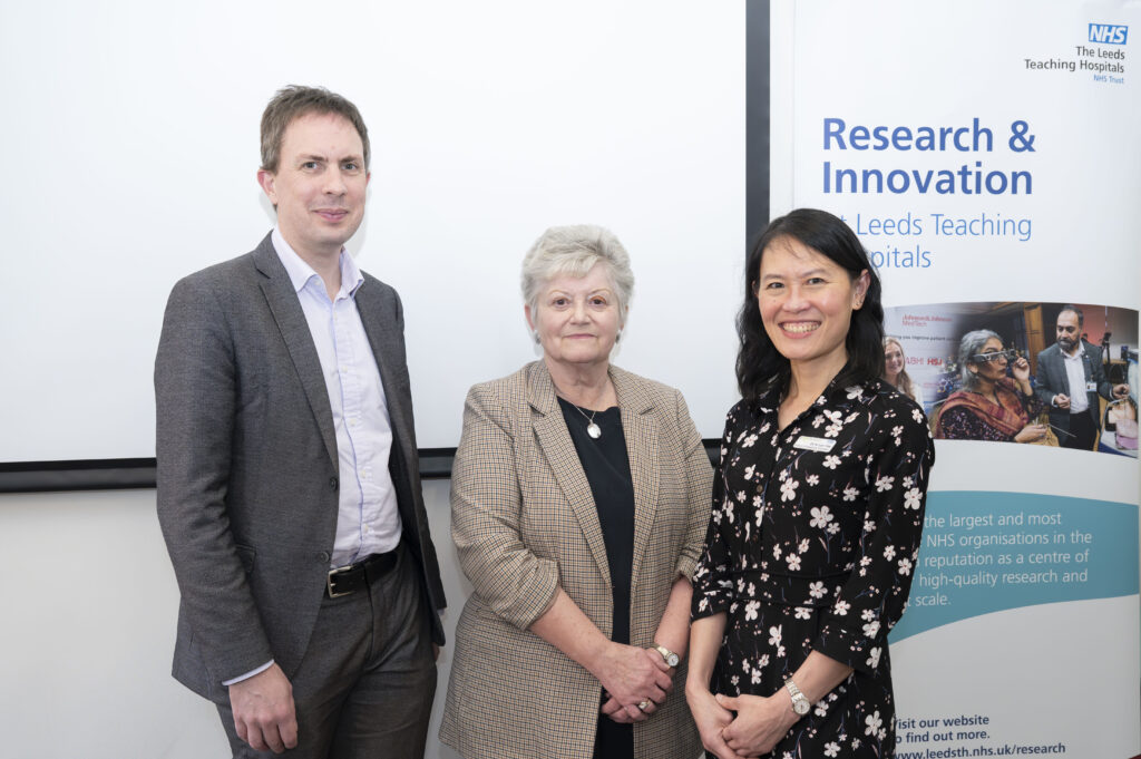 An image of the three speakers, with Dr Chris Herbert (left) Sue Lees (centre) and Dr Ai Lyn Tan.