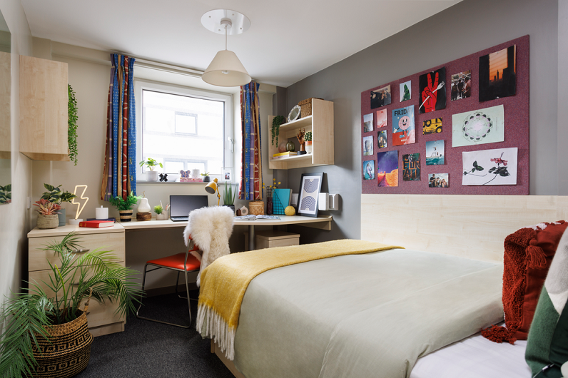 An image representing the bedroom for the Tannery Student Accommodation.