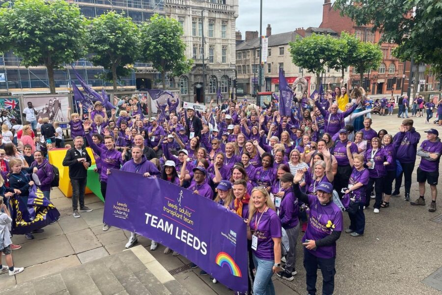 The Leeds Adult Transplant Team at the Transplant Games 2022
