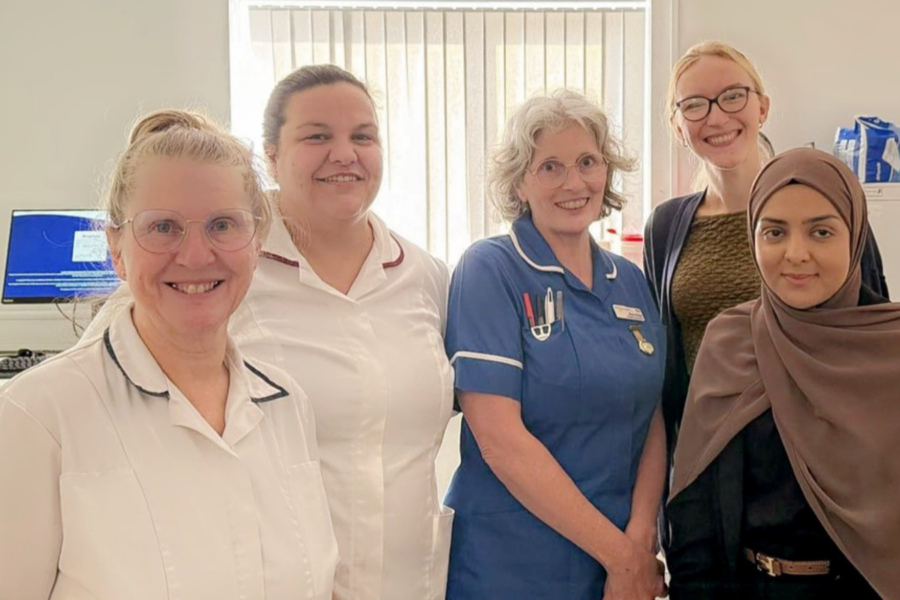 Breast screening team