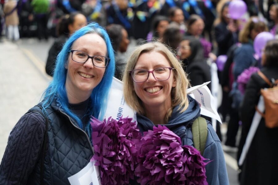 Kerri Davis and Jane Freeman